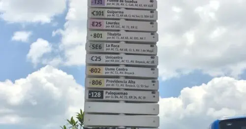 PARADERO SITP BARRIO VILLA AMALIA  257A05